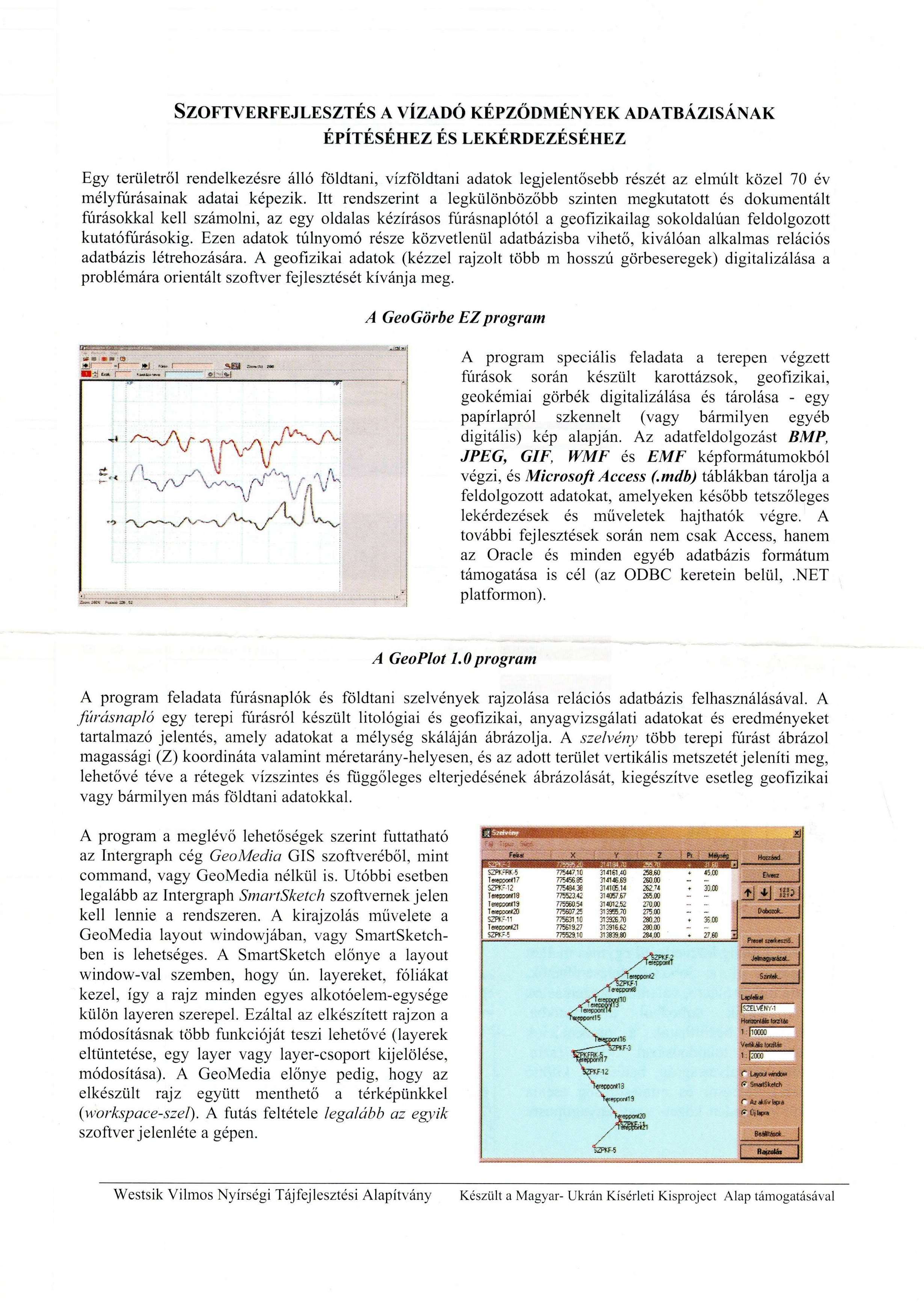 GeoGörbe and GeoPlot
